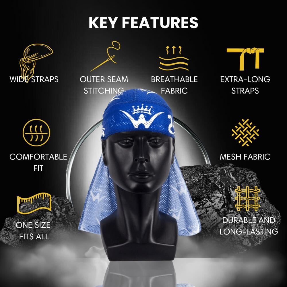 Mesh DuRag (Wash n Style) Premium Quality Mesh Durag 26 King Wavy Merch, LLC