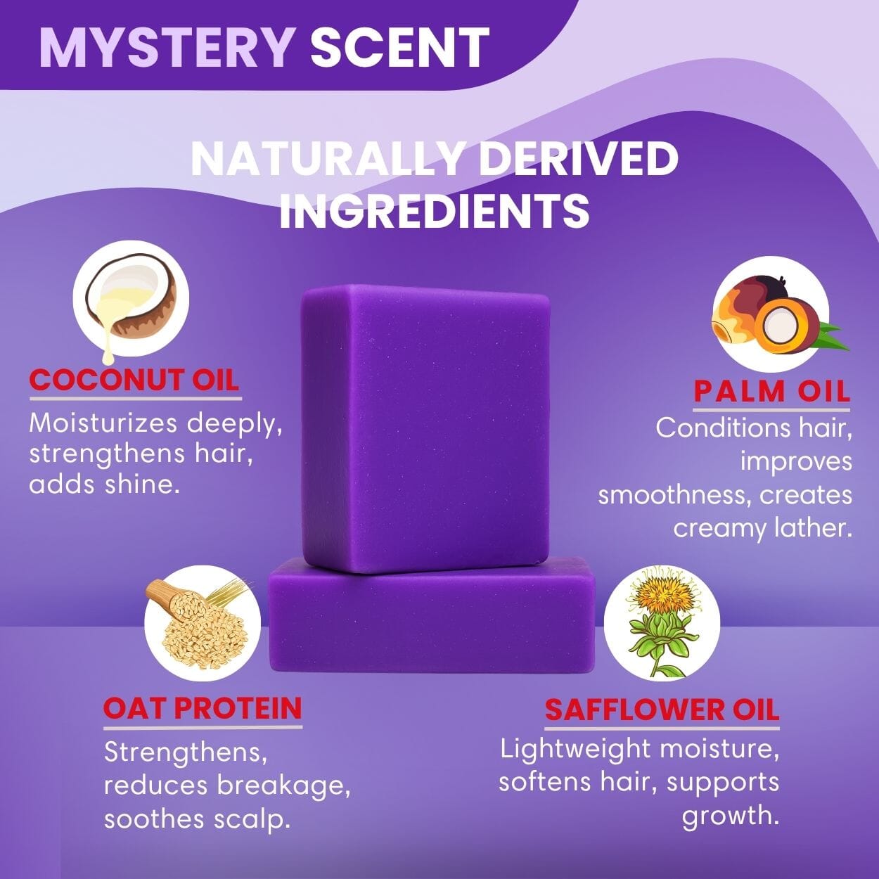 Shampoo Bar Wave Natural Products 2-6 King Wavy Merch Mystery Scent