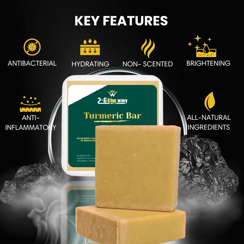 Turmeric Face Bar Dark Spot Removal 26 King Wavy Merch, LLC