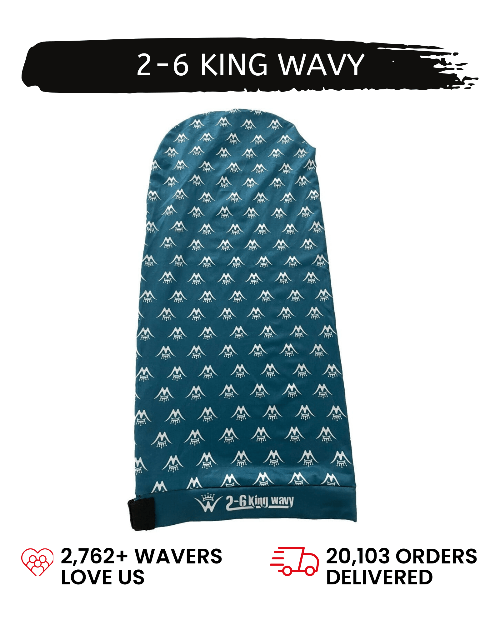 LOC Cap Premium Quality Durag 26 King Wavy Merch, LLC