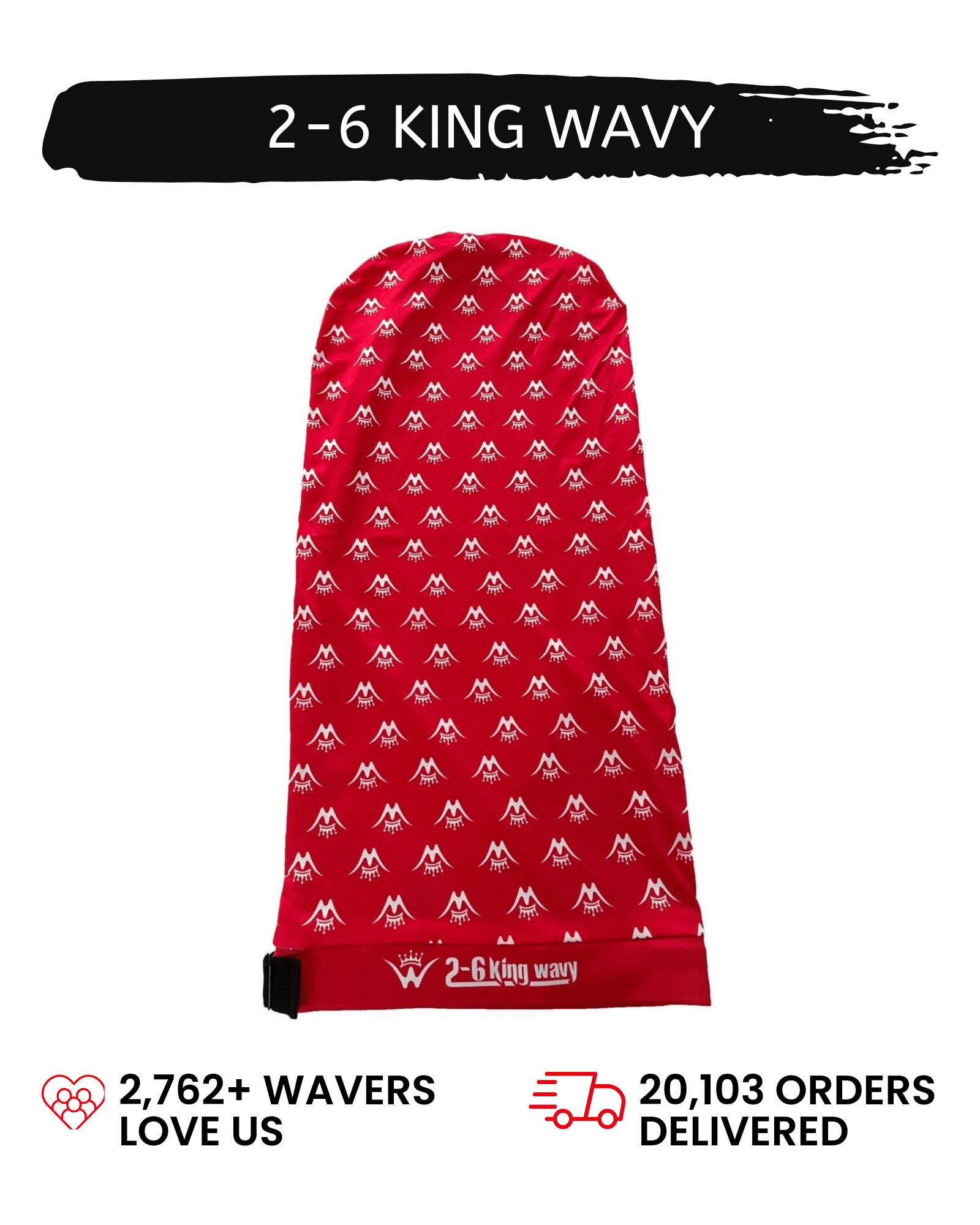 LOC Cap Premium Quality Durag 26 King Wavy Merch, LLC