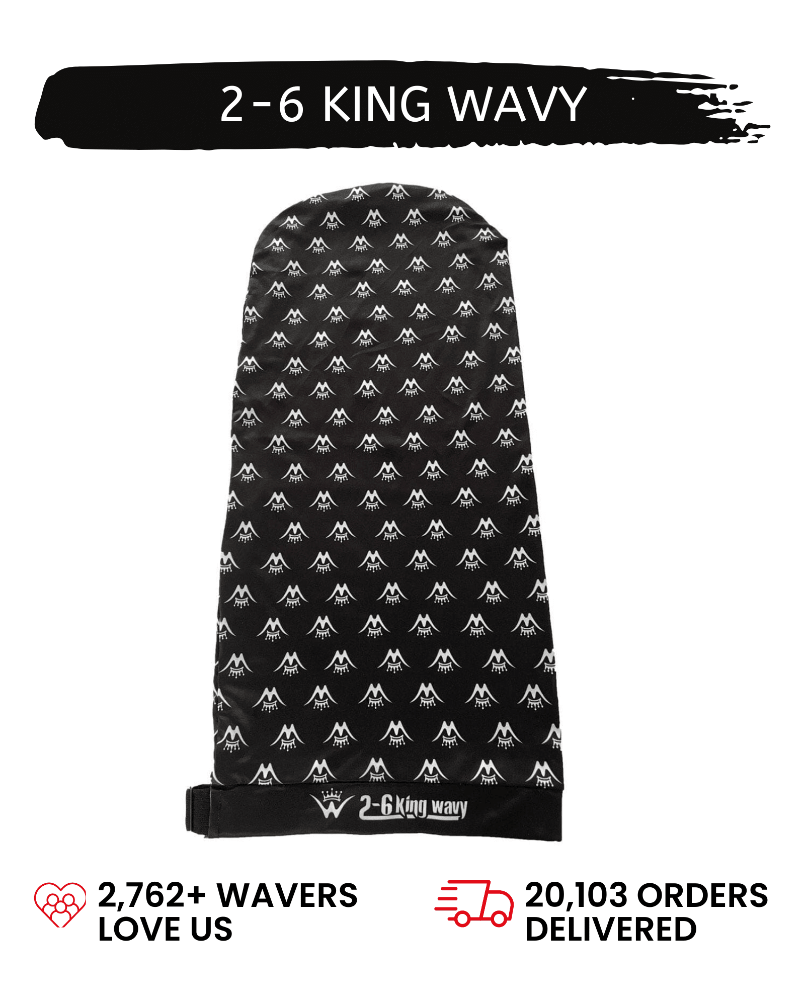 LOC Cap Premium Quality Durag 26 King Wavy Merch, LLC