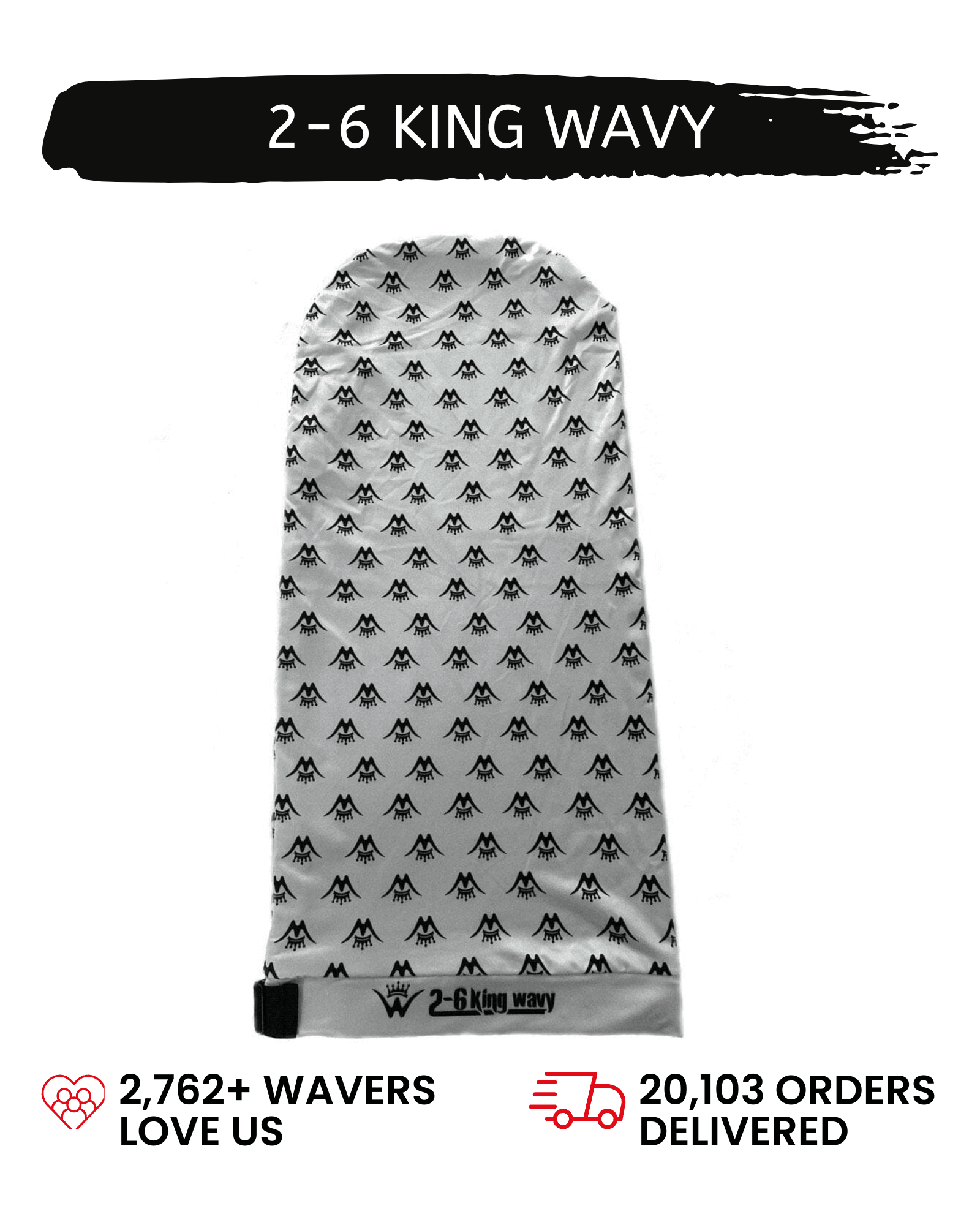 LOC Cap Premium Quality Durag 26 King Wavy Merch, LLC