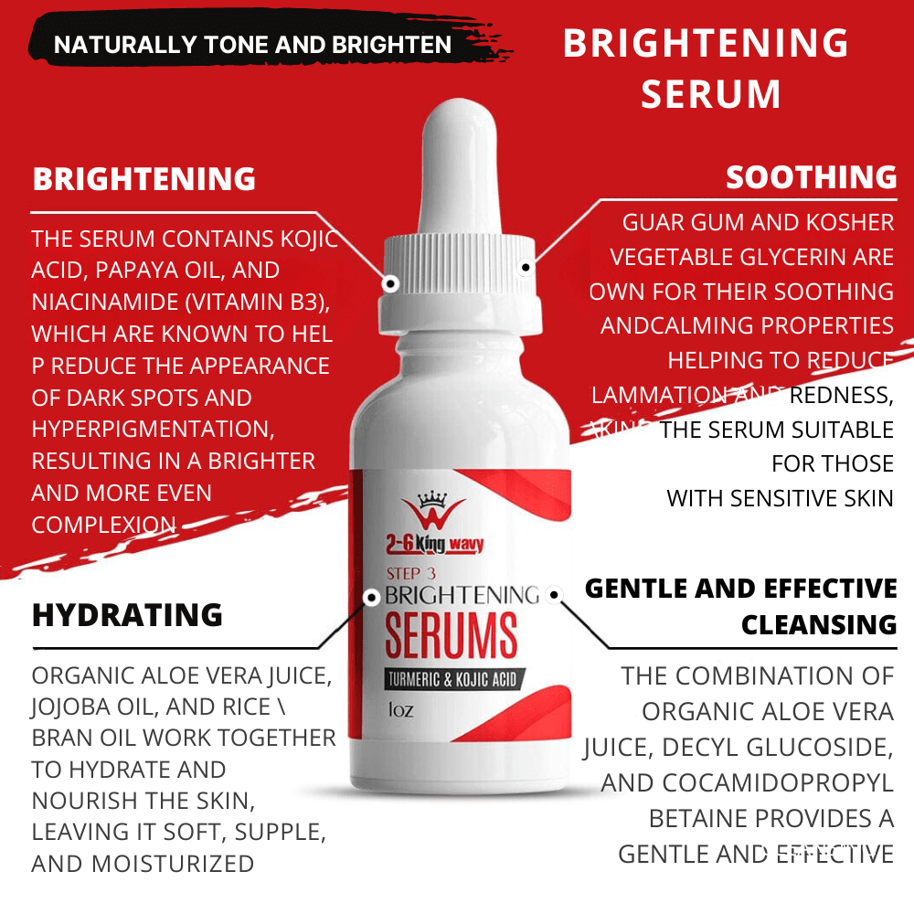 Experience Brighter, Even-Toned Skin with Turmeric & Kojic Acid Skincare 26 King Wavy Merch, LLC