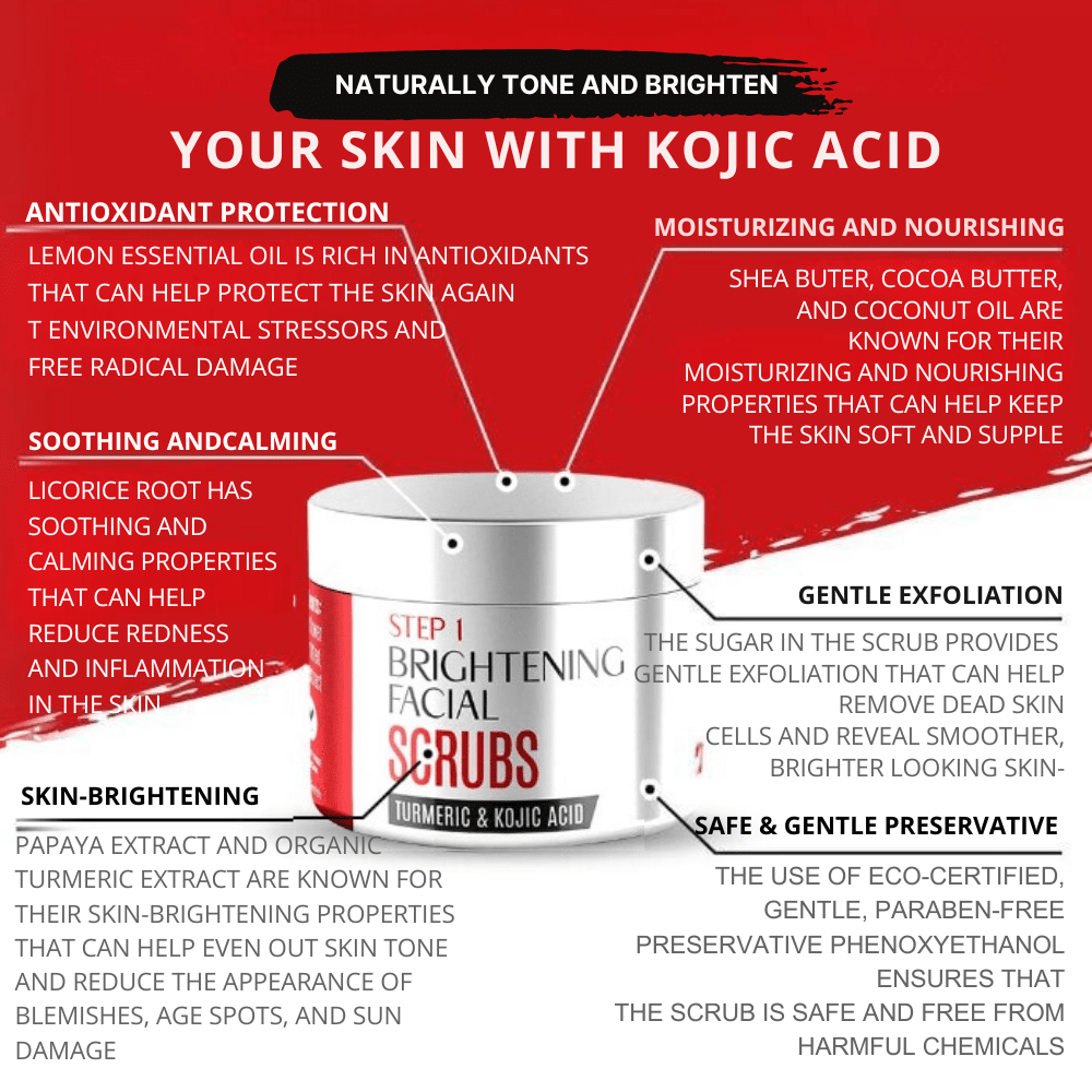 Experience Brighter, Even-Toned Skin with Turmeric & Kojic Acid Skincare 26 King Wavy Merch, LLC