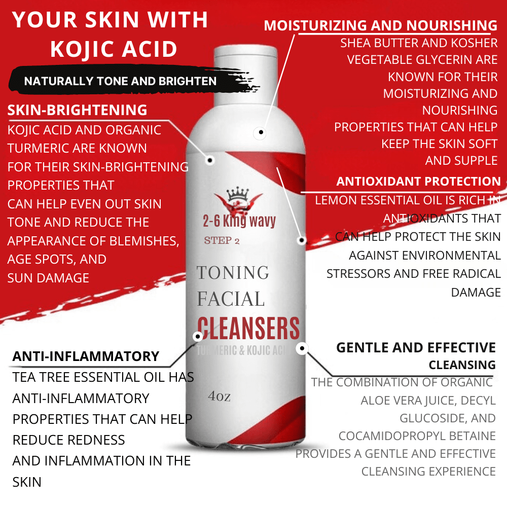 Experience Brighter, Even-Toned Skin with Turmeric & Kojic Acid Skincare 26 King Wavy Merch, LLC