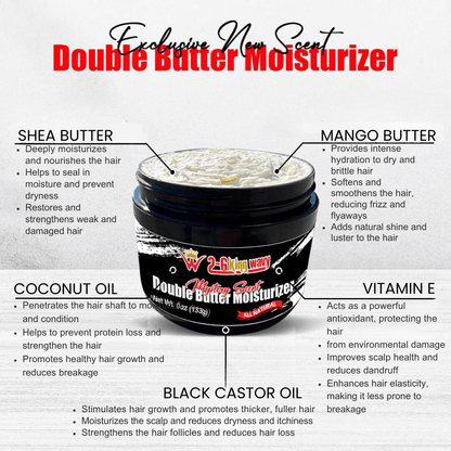 Double Butter Moisturizer 8oz Wave Natural Products 26 King Wavy Merch, LLC 