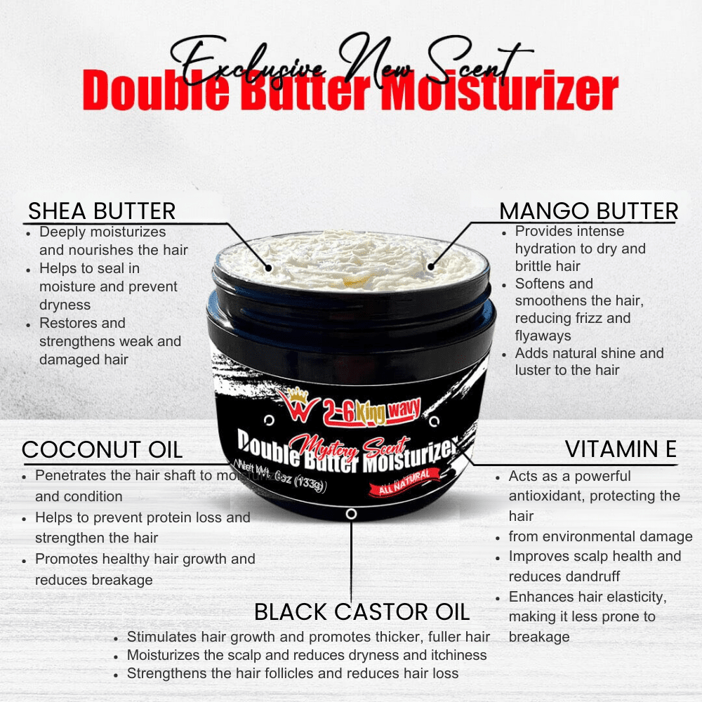 Double Butter Moisturizer 8oz Wave Natural Products 26 King Wavy Merch, LLC