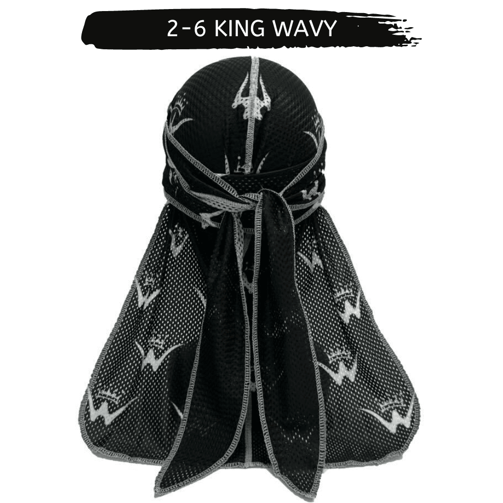 Mesh DuRag (Wash n Style) Premium Quality Mesh Durag 26 King Wavy Merch, LLC