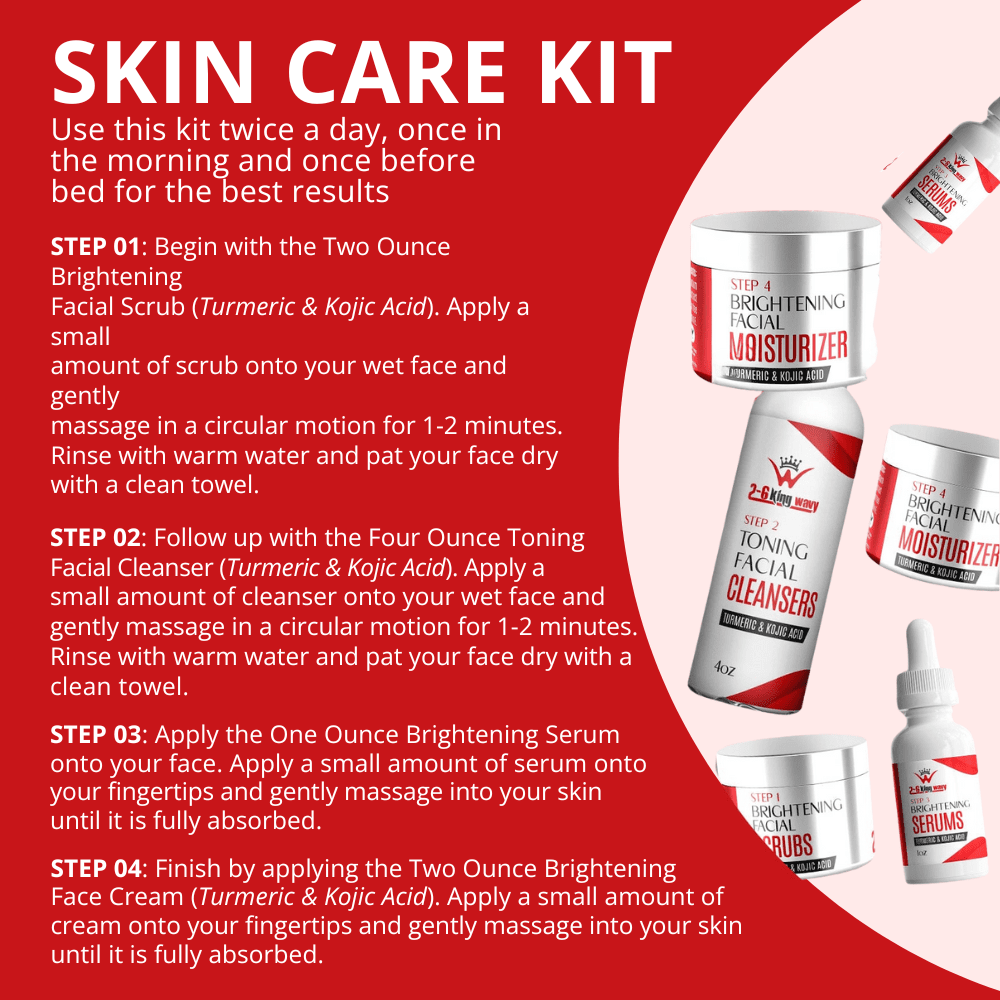 Experience Brighter, Even-Toned Skin with Turmeric & Kojic Acid Skincare 26 King Wavy Merch, LLC