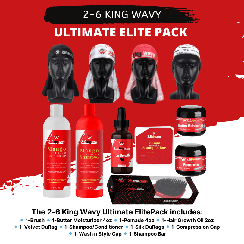 Ultimate 2-6 King Wavy Elite Pack Premium Quality Wave Natural Products 26 King Wavy Merch, LLC