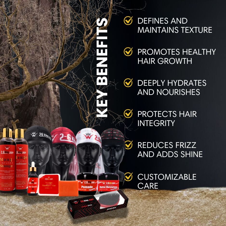Ultimate 2-6 King Wavy Elite Pack Premium Quality Wave Natural Products 26 King Wavy Merch, LLC