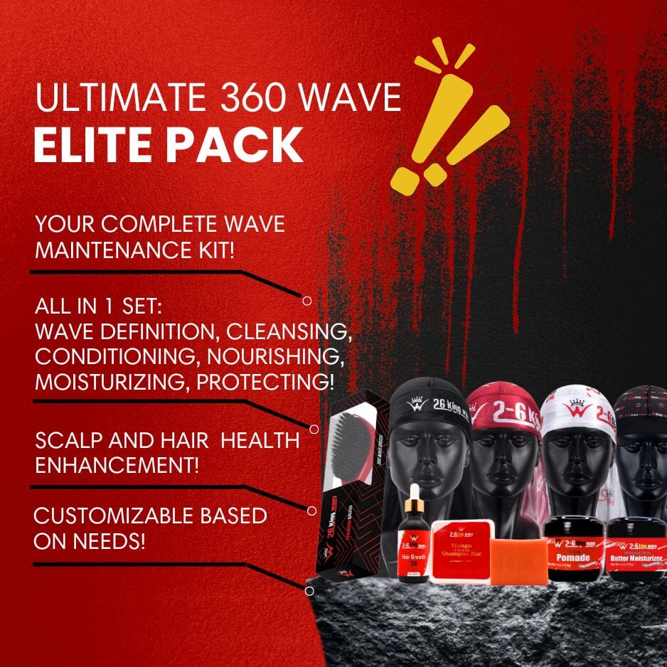 Ultimate 2-6 King Wavy Elite Pack Premium Quality Wave Natural Products 26 King Wavy Merch, LLC