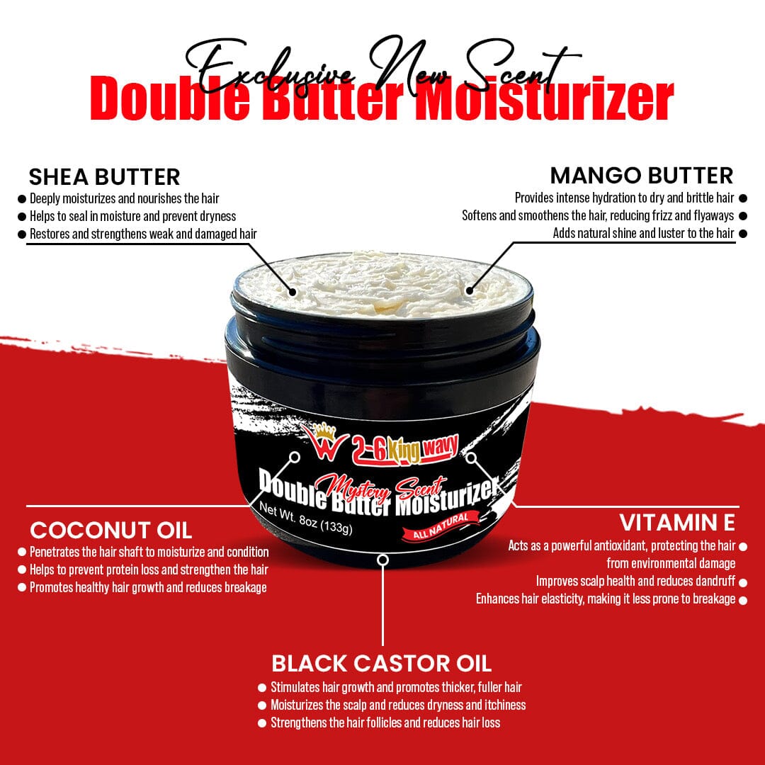 Double Butter Moisturizer 8oz Wave Natural Products 26 King Wavy Merch, LLC