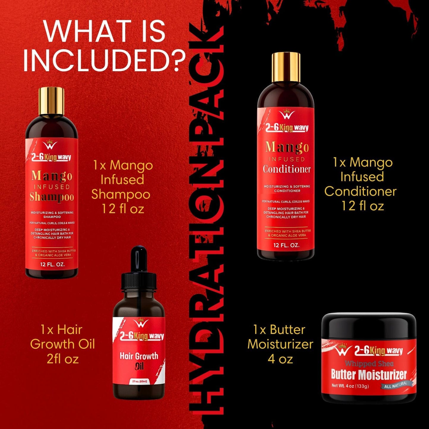 Premium Hydration Pack 26 King Wavy Merch, LLC