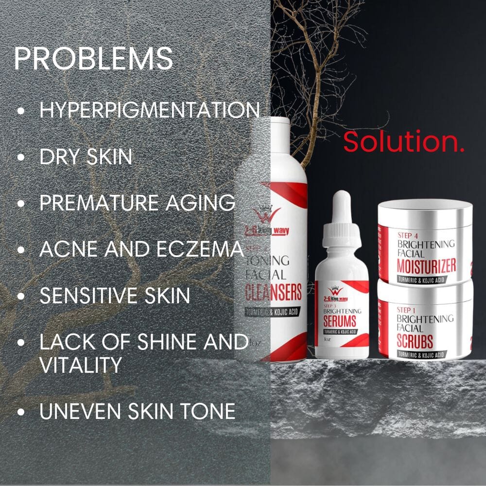 Experience Brighter, Even-Toned Skin with Turmeric & Kojic Acid Skincare 26 King Wavy Merch, LLC