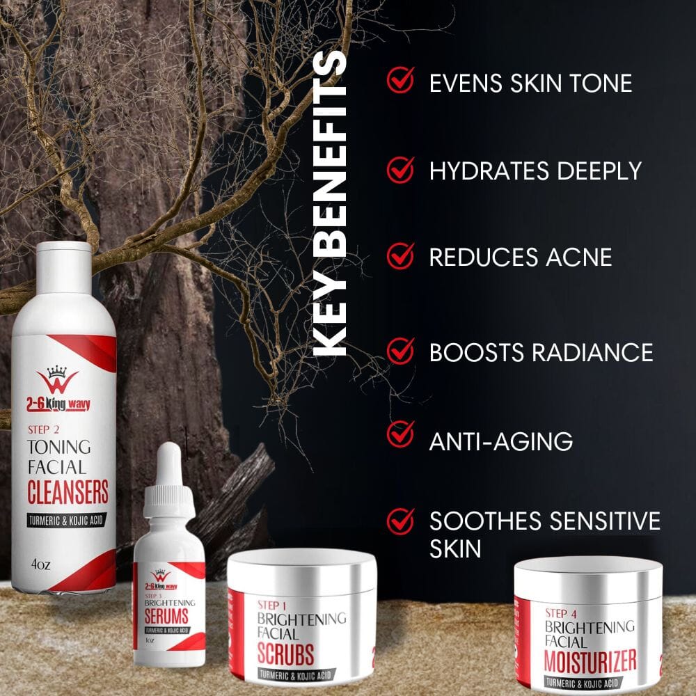 Experience Brighter, Even-Toned Skin with Turmeric & Kojic Acid Skincare 26 King Wavy Merch, LLC