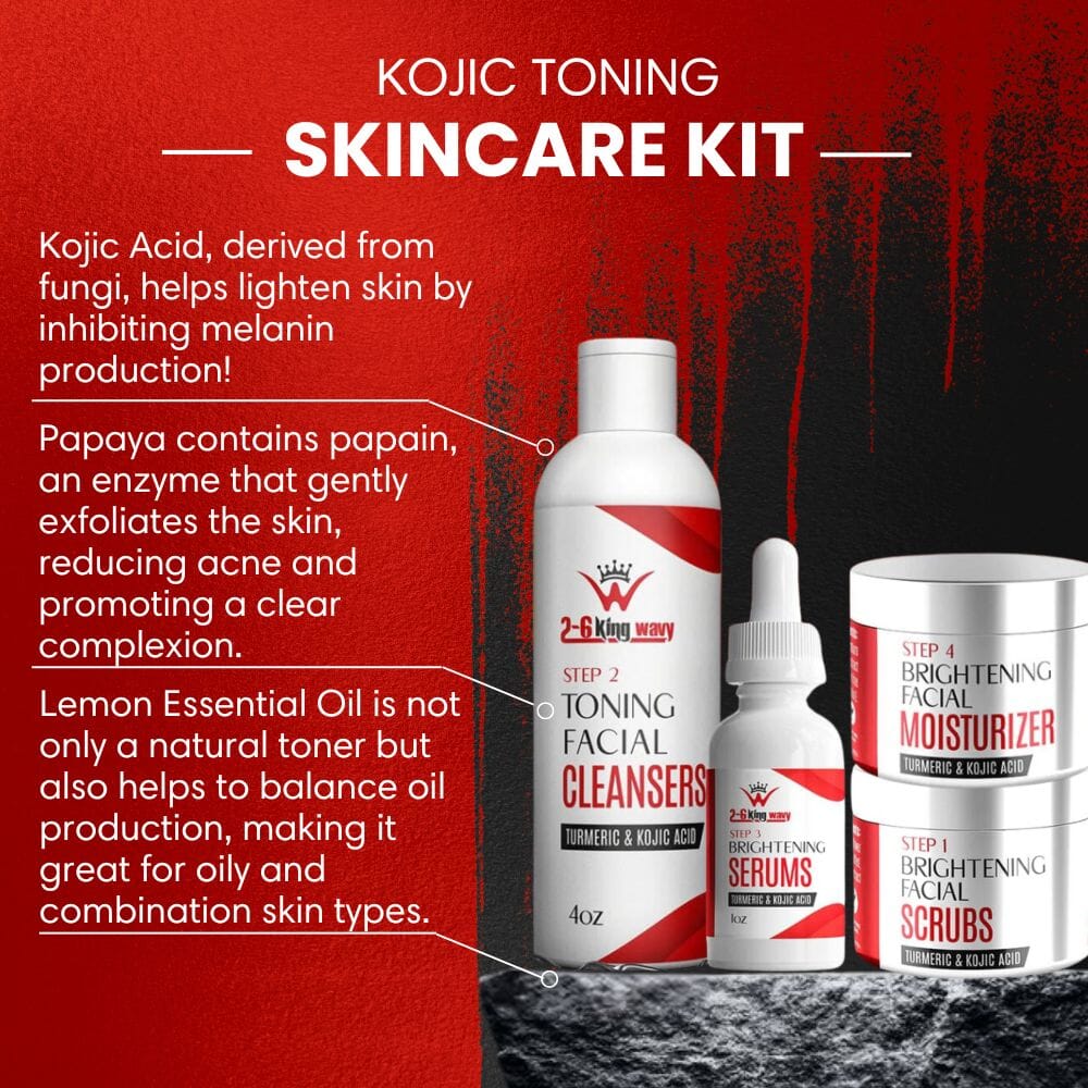 Experience Brighter, Even-Toned Skin with Turmeric & Kojic Acid Skincare 26 King Wavy Merch, LLC