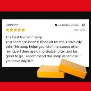 Turmeric Face Bar Dark Spot Removal 26 King Wavy Merch, LLC