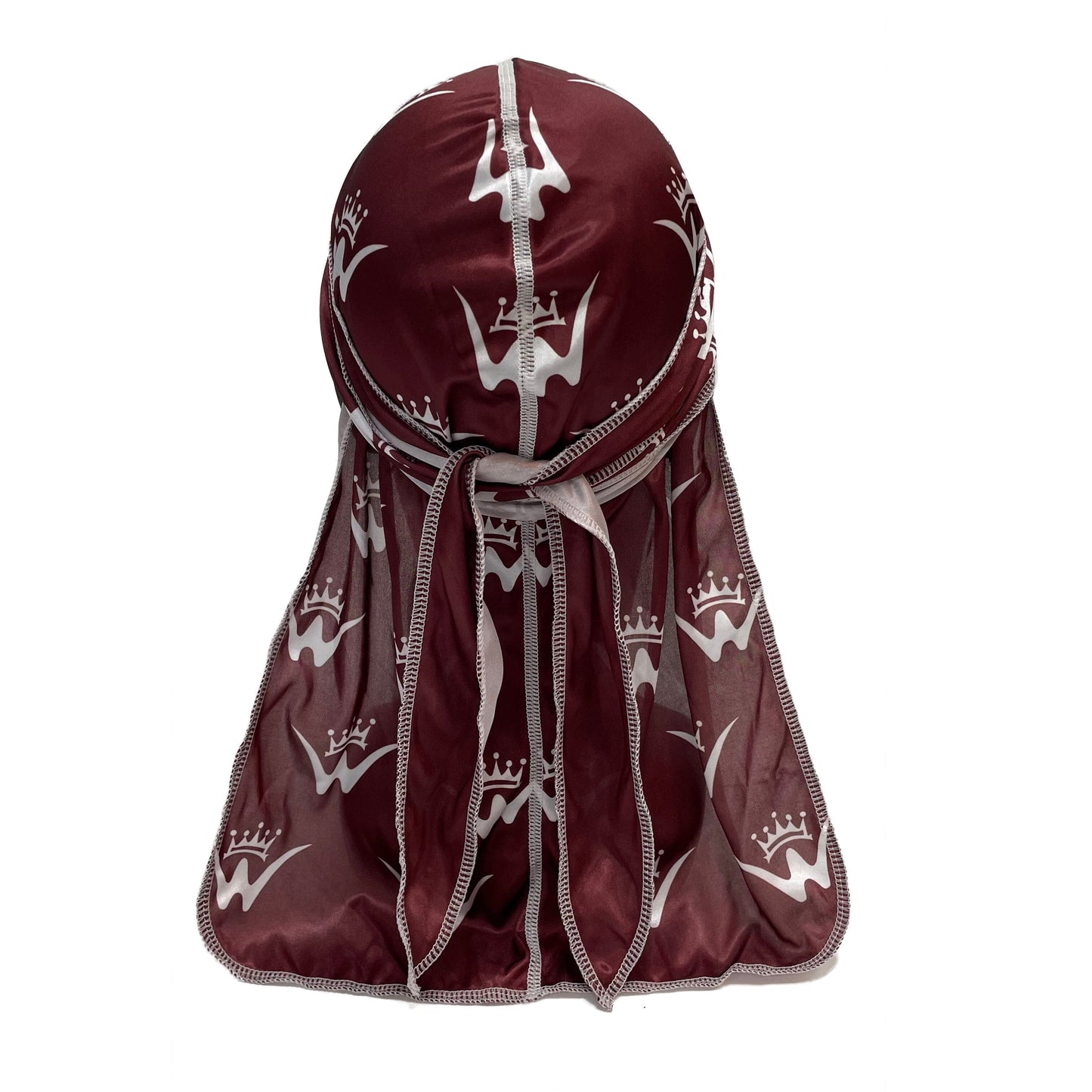 Durag Burgundy Premium Quality Durag 26 King Wavy Merch, LLC