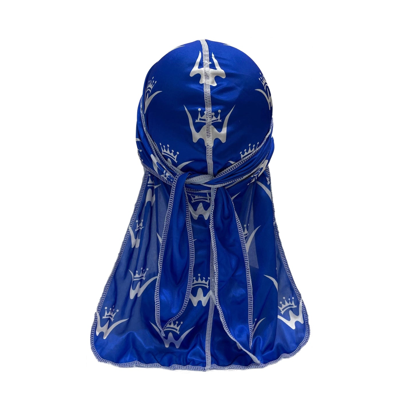 DuRag Nipsey Blue Silk Premium Quality Durag 26 King Wavy Merch, LLC