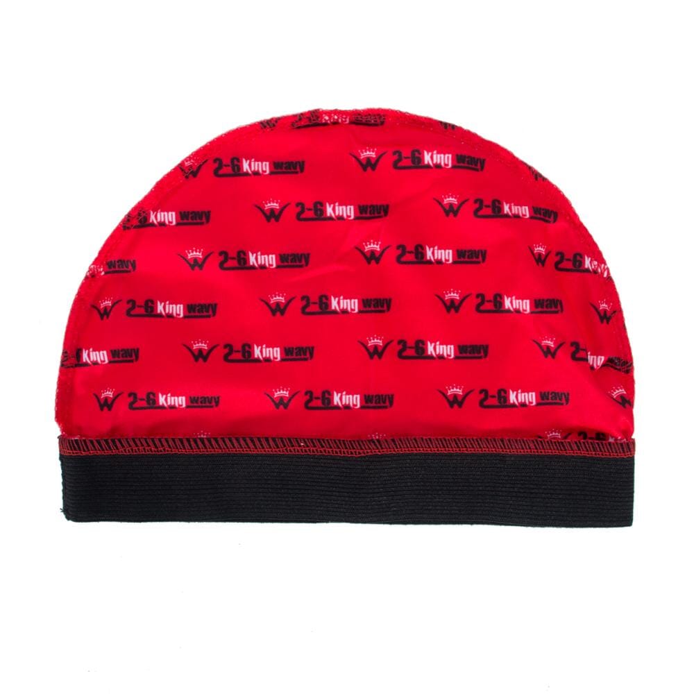 Red 2-6 King Wavy Compression Cap Premium Quality 2-6 Compression Cap 26 King Wavy Merch, LLC