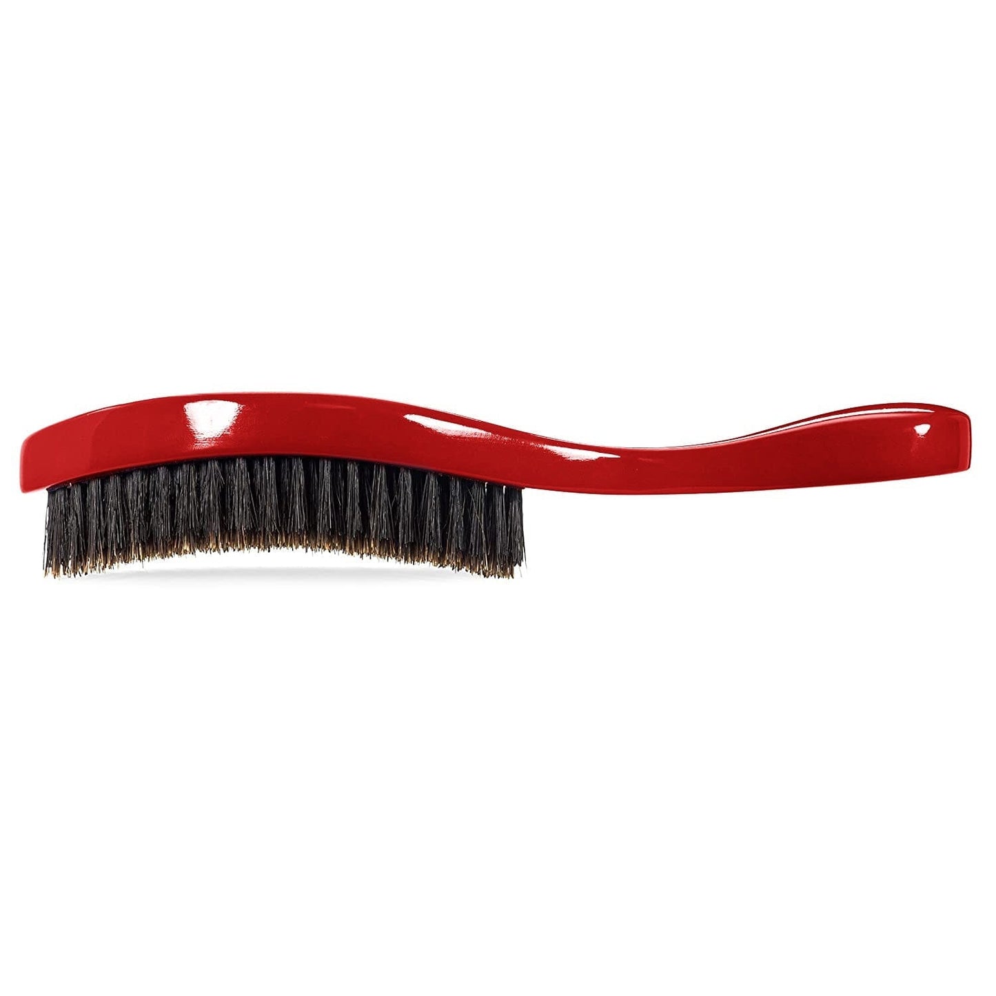 Long Handle Wave Brush Red (Medium) Premium Quality Long Handle Wave Brush 26 King Wavy Merch, LLC