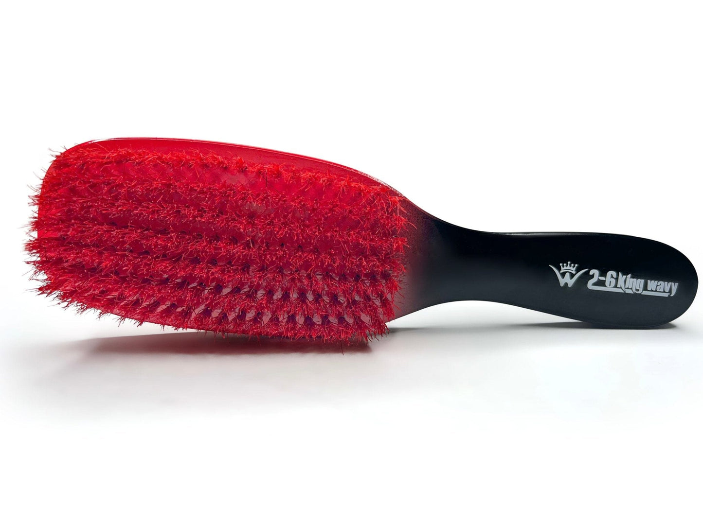 Flat Wave Brush Red Soft 7 Row Premium Quality Flat Wave Brush 26kingwavymerch