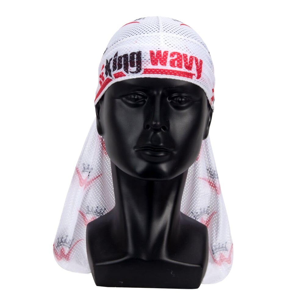 Mesh DuRag White (Wash n Style) Premium Quality Mesh DuRag 26 King Wavy Merch, LLC
