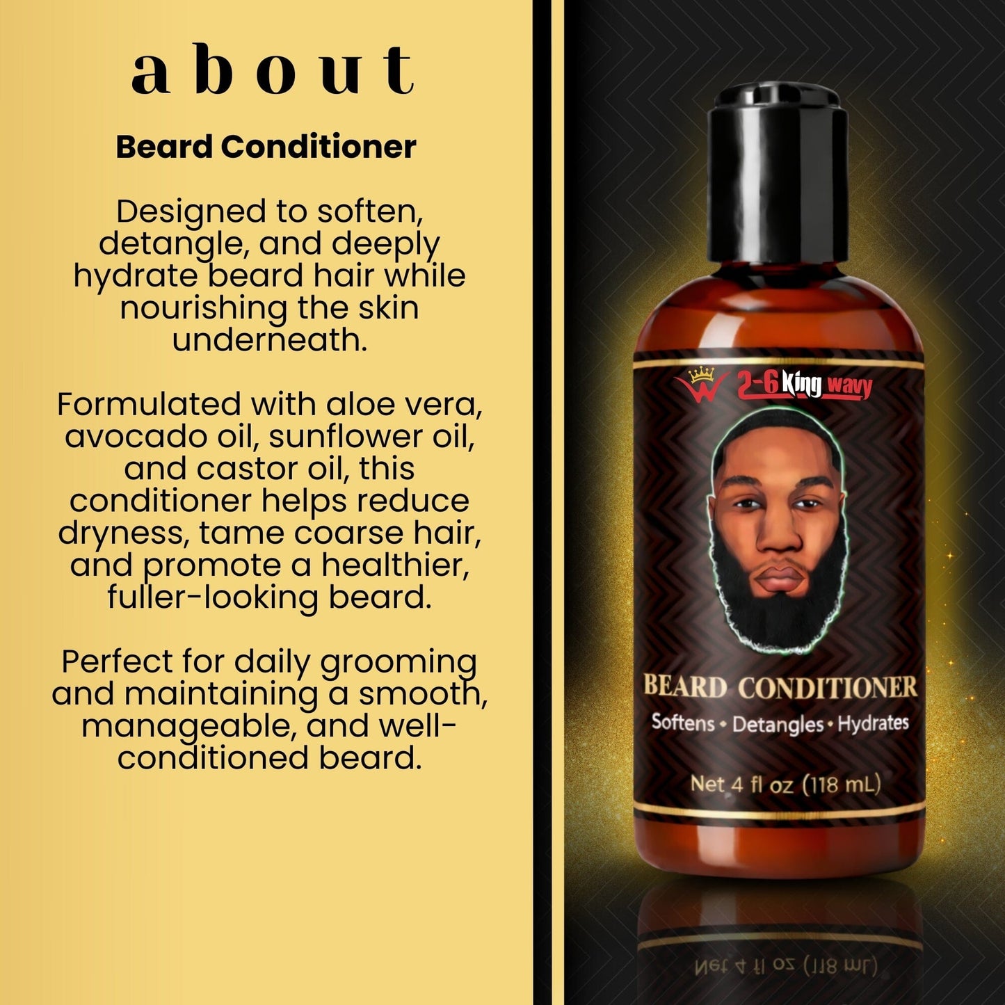 Premium Beard Care Beard care kit 26 King Wavy Merch, LLC 