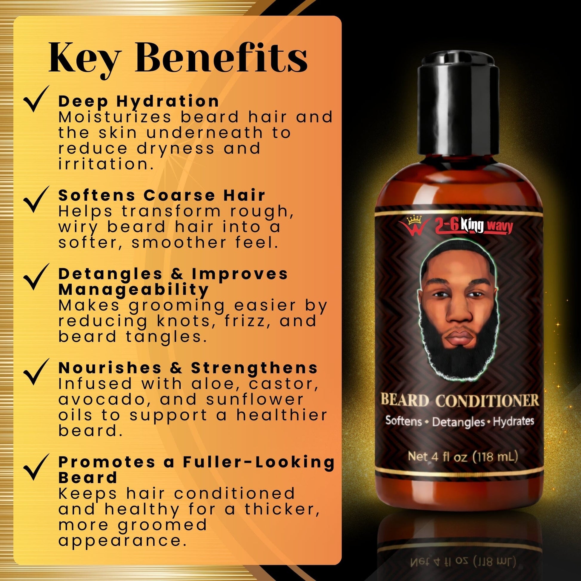 Premium Beard Care Beard care kit 26 King Wavy Merch, LLC 