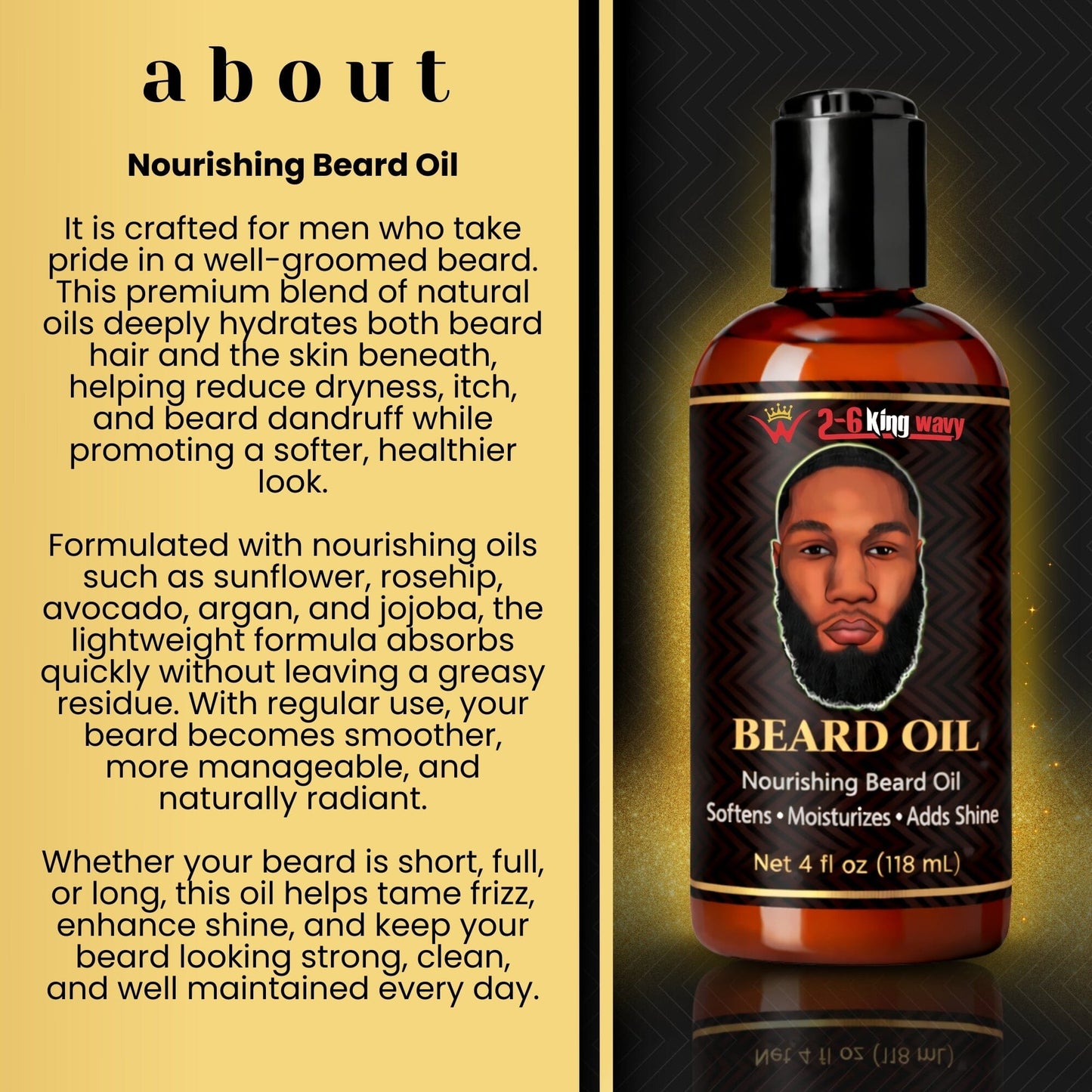 Premium Beard Care Beard care kit 26 King Wavy Merch, LLC 