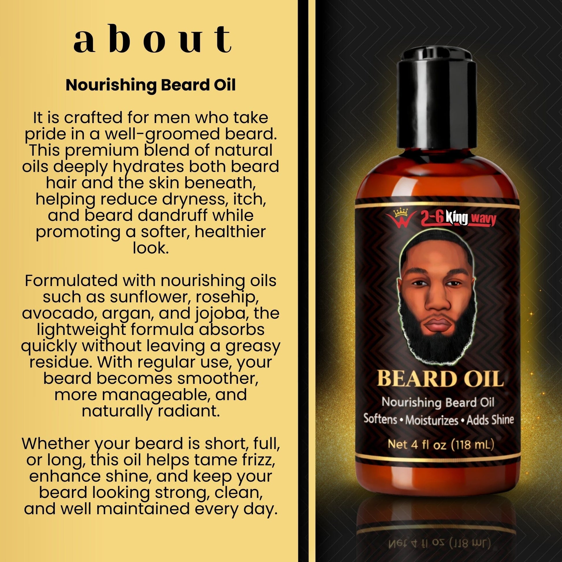 Premium Beard Care Beard care kit 26 King Wavy Merch, LLC 