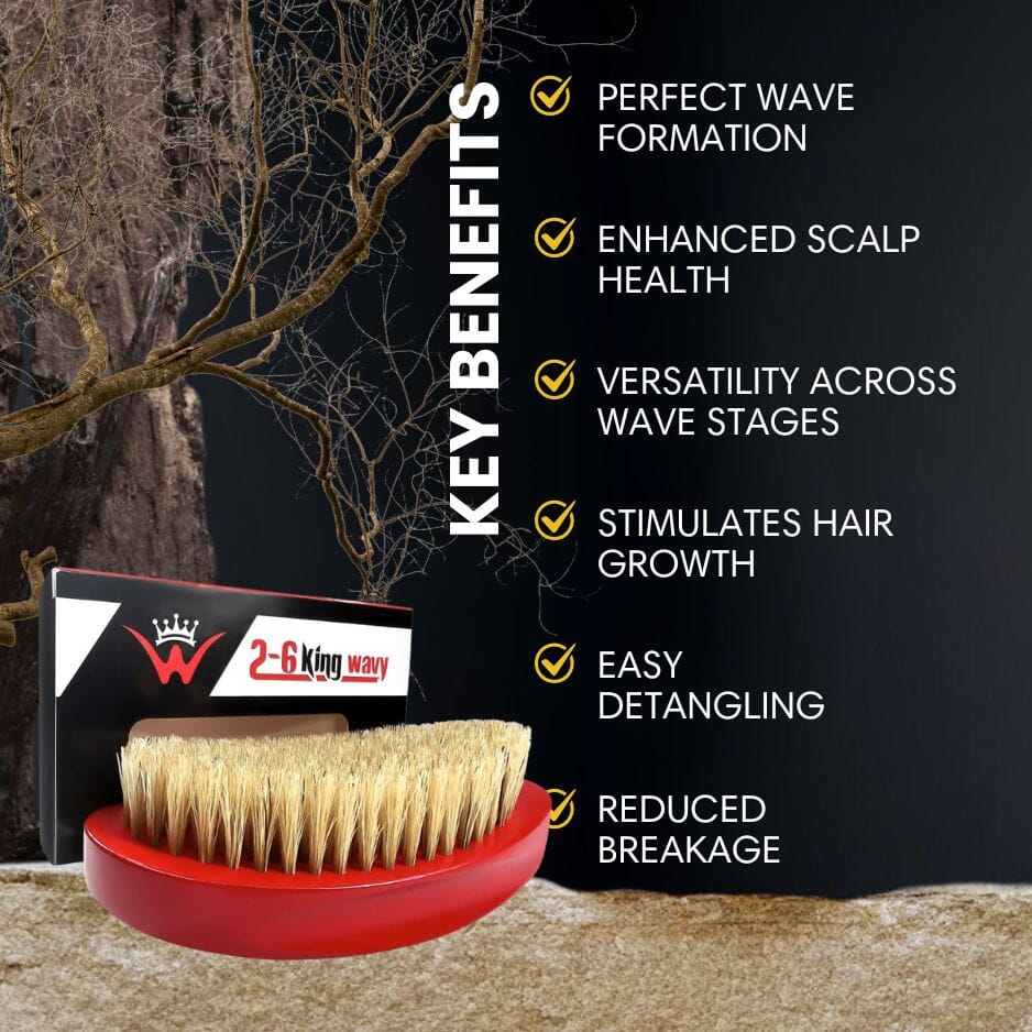 360 Wave Brush Premium Quality [All Variants] 360 Palm Wave Brush 26 King Wavy Merch, LLC 