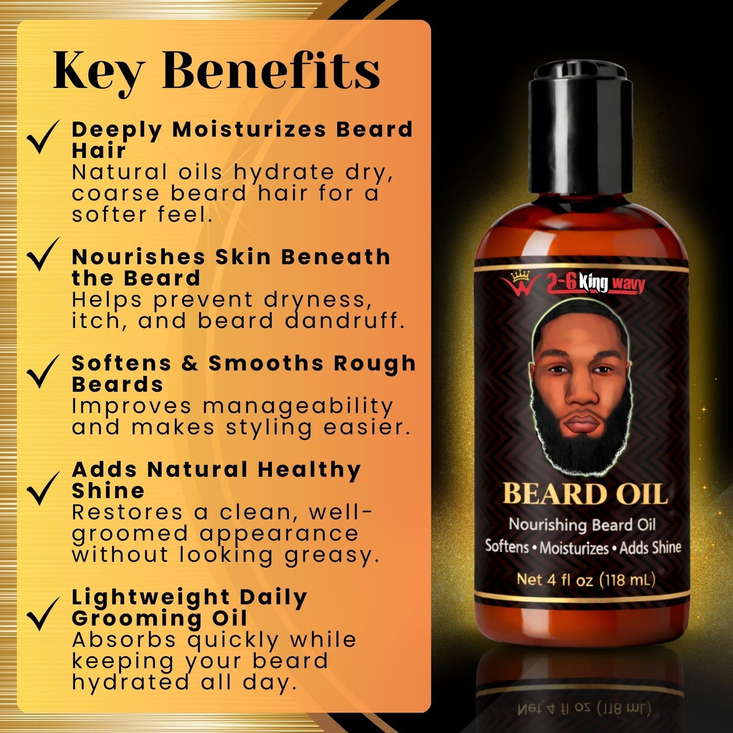 Premium Beard Care Beard care kit 26 King Wavy Merch, LLC 