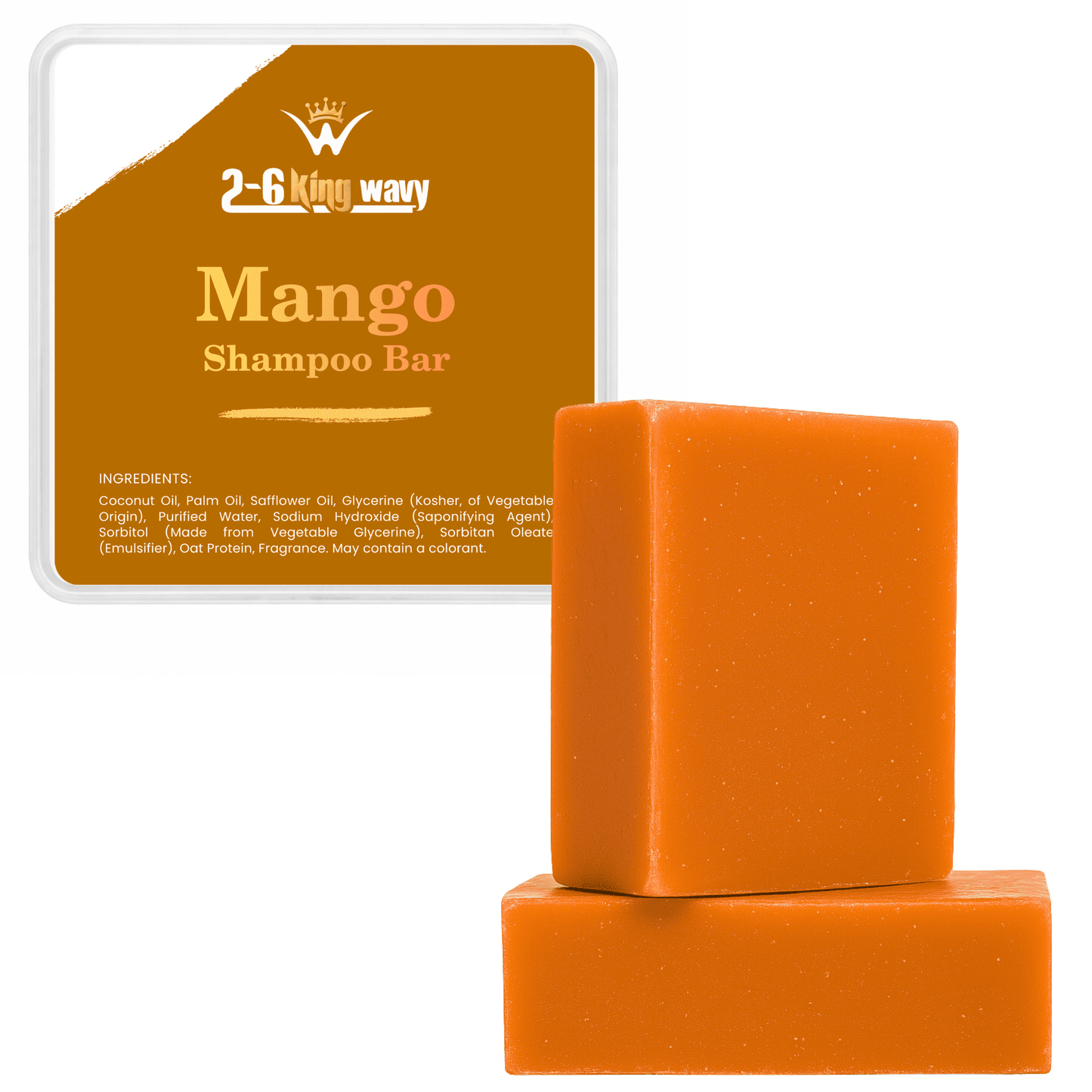 🔥PRE ORDER🔥Mango Shampoo Bar Wave Natural Products 2-6 King Wavy Merch 
