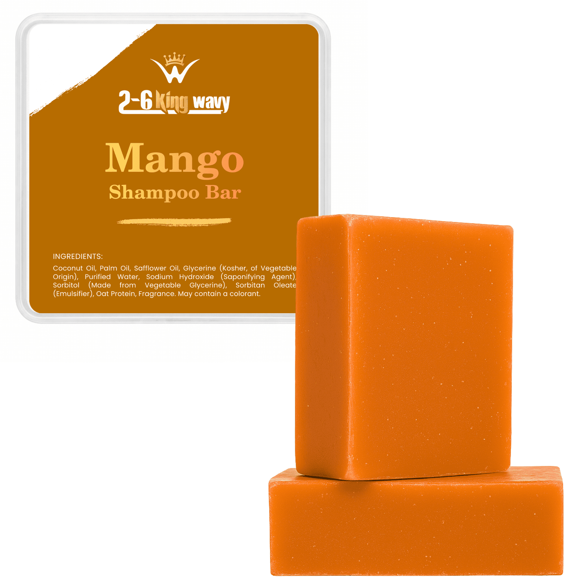 🔥PRE ORDER🔥Mango Shampoo Bar Wave Natural Products 2-6 King Wavy Merch 
