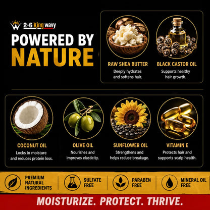 Whipped Shea Butter Moisturizer for Dry Hair® Wave Natural Products 26 King Wavy Merch, LLC 