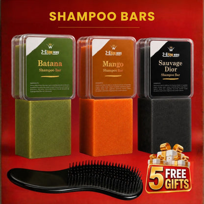 Buy 2 Bars Get 1 Free + 1 Free Detangler + 3 Free Containers Wave Natural Products 2-6 King Wavy Merch 