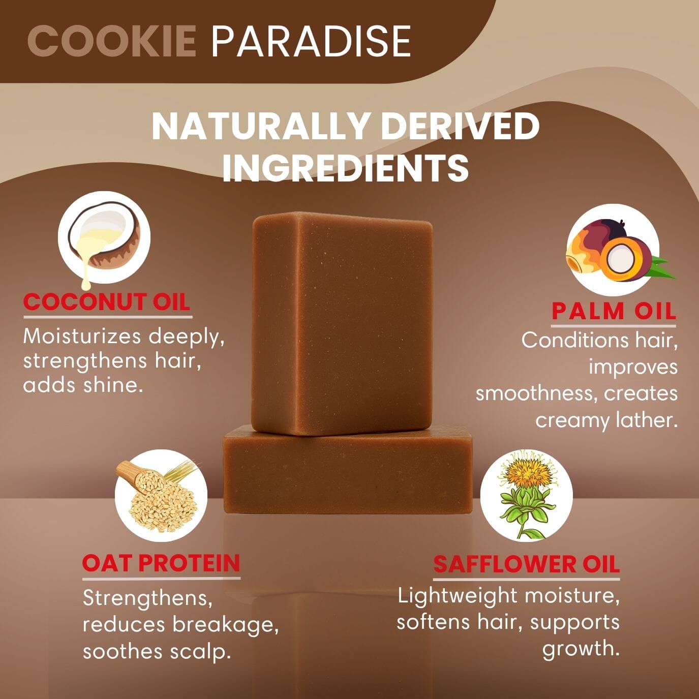 Shampoo Bar Wave Natural Products 2-6 King Wavy Merch Cookie Paradise 