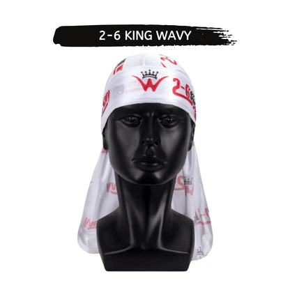 Silk Durag's Premium Quality [All Variants] Durag 26 King Wavy Merch, LLC OG 2-6 KW White 