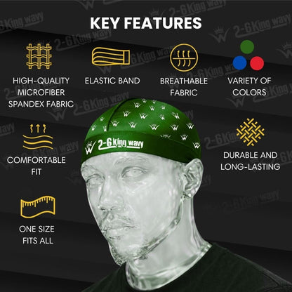 Compression Cap Premium Quality [All Variants] 2-6 Compression Cap 26 King Wavy Merch, LLC 