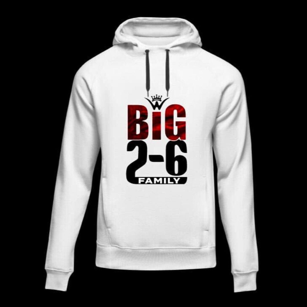 26 King Wavy Hoodie 26 King Wavy Merch, LLC White 