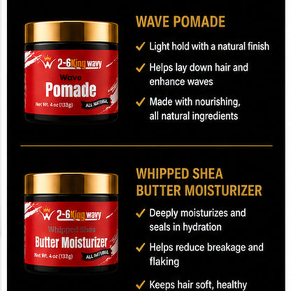 Wave Starter Duo Wave Natural Products 26 King Wavy Merch, LLC 