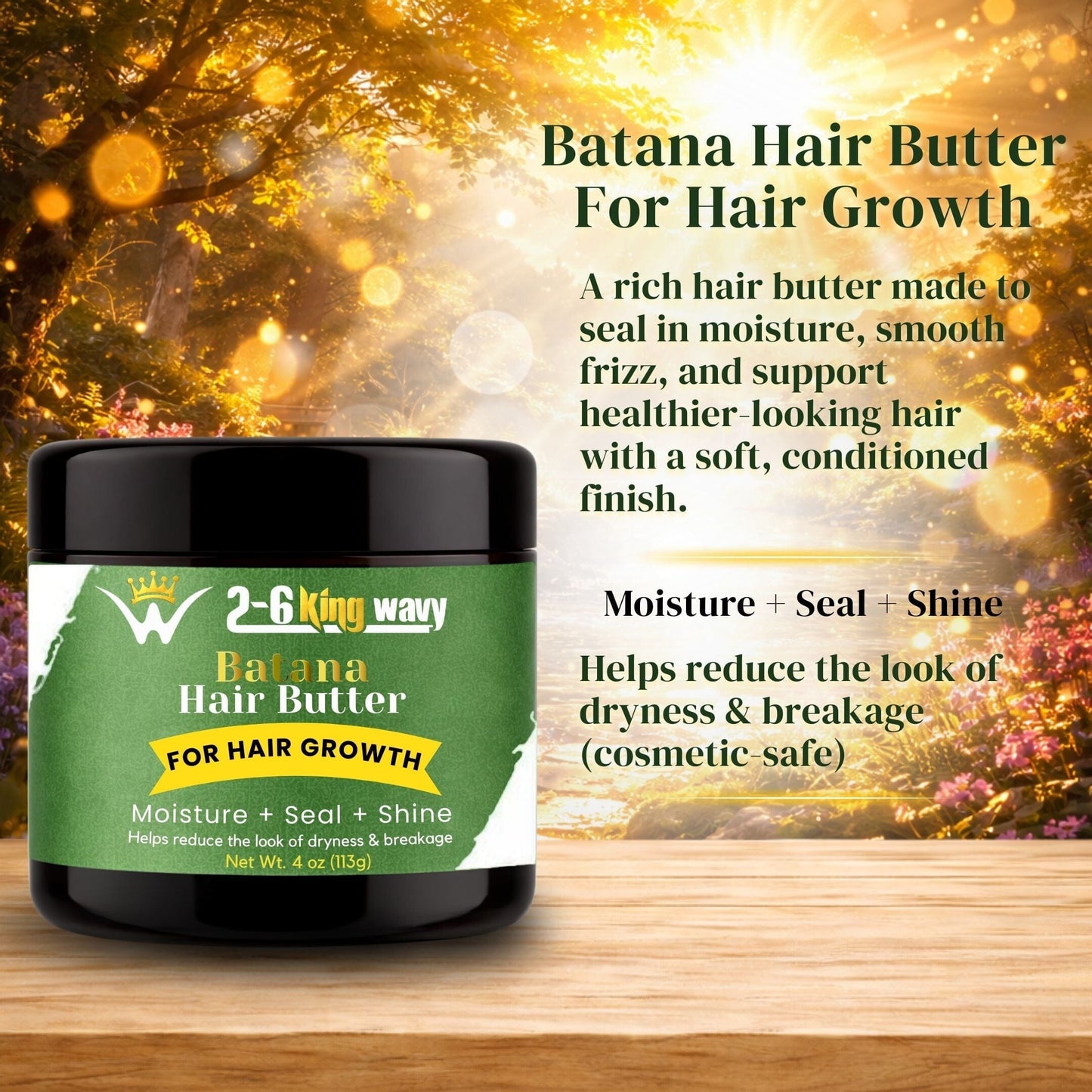 Whipped Shea Butter Hair Moisturizer Wave Natural Products 26 King Wavy Merch, LLC 