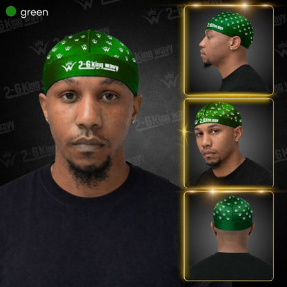 Compression Cap Premium Quality [All Variants] 2-6 Compression Cap 26 King Wavy Merch, LLC Green 