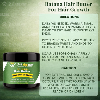 Batana Hair Butter Wave Natural Products 26 King Wavy Merch, LLC 