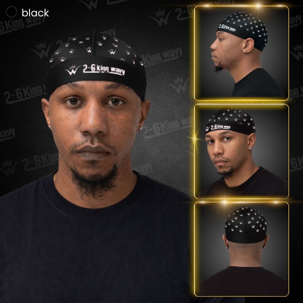 Compression Cap Premium Quality [All Variants] 2-6 Compression Cap 26 King Wavy Merch, LLC Black 