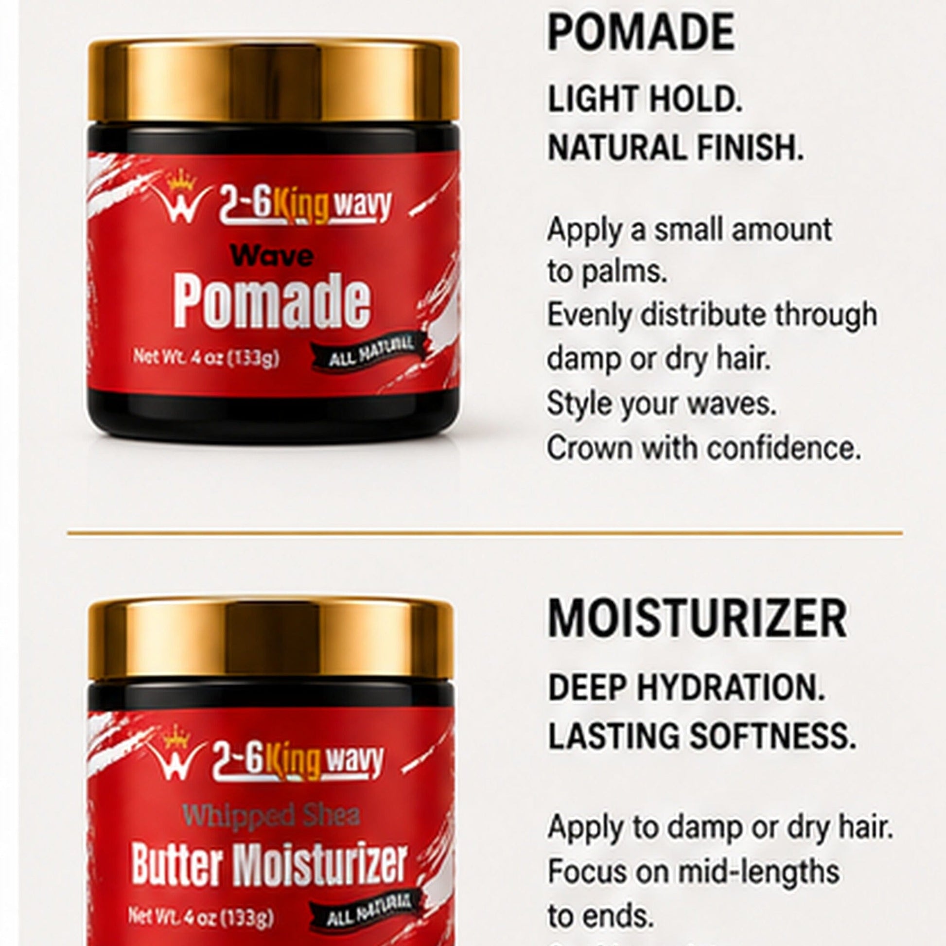 Wave Starter Duo Wave Natural Products 26 King Wavy Merch, LLC 