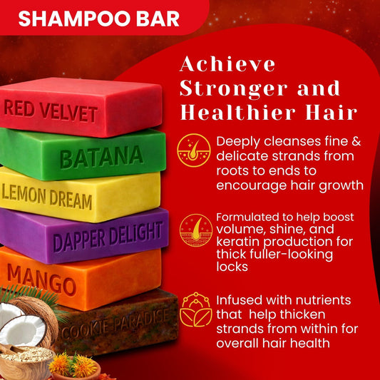 🔥PRE ORDER🔥Mango Shampoo Bar Wave Natural Products 2-6 King Wavy Merch 